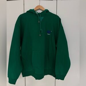 ADERERROR hoody in green color